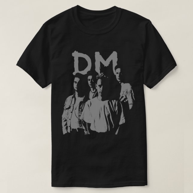 DM - 80er Synth Pop Premium T-Shirt (Design vorne)