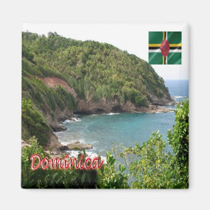 DM - Dominica - Panorama Magnet