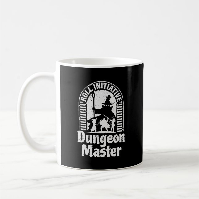 DM Roll Initiative RPG Kaffeetasse (Links)