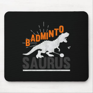 Dminto Saurus Rex Birdie Shuttle Dinosaur Dminton  Mousepad