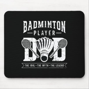 Dminton Player Vater Der Shuttle Player Dminton Pl Mousepad
