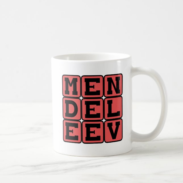 Dmitri Mendelejew, russischer Chemist Kaffeetasse (Rechts)