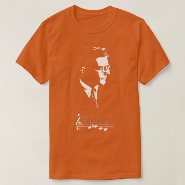 Dmitri Shostakovich DSCH motif musik notes Gift T-Shirt (Design vorne)