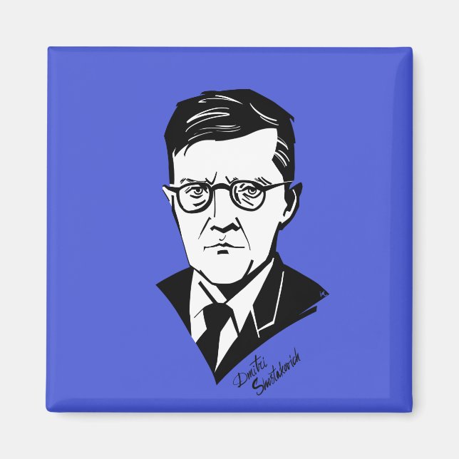 Dmitri Shostakovich Magnet (Vorne)