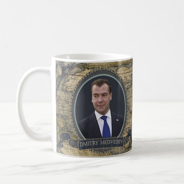 Dmitry Medvedev historische Tasse (Links)