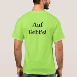 DMV Auf Gehts! T - Shirt-schwarzes Logo T-Shirt