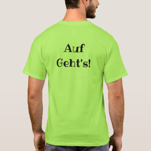 DMV Auf Gehts! T - Shirt-schwarzes Logo T-Shirt