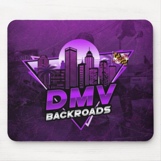 DMV Backroads Hintergrund-Mauspad  Mousepad (Vorne)