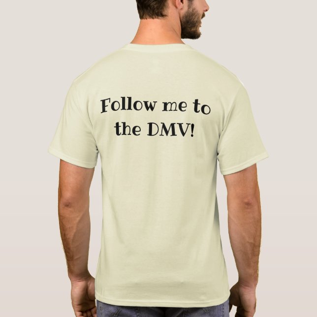DMV Follow-me zum DMV Shirt-Licht T-Shirt (Rückseite)