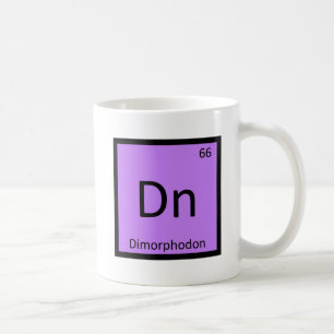 Dn - Dimorphodon Dinosaur Chemie-Symbol Tasse