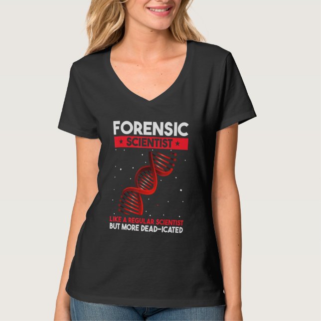 DNA-Analyse-Angebot für Kriminaltechnisches Labor  T-Shirt (Vorderseite)