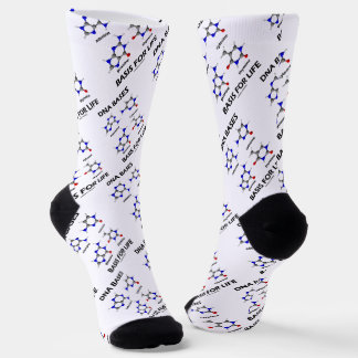DNA-Basen für lebensmolekulare Struktur Socken