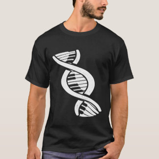 DNA Biology Pianist Gift Classic Music Piano T-Shirt