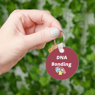DNA-Bonding Aluminium Circle Schlüsselanhänger