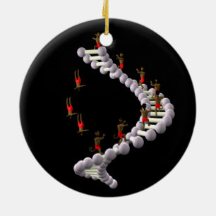 DNA: Darwins Evolution Keramik Ornament