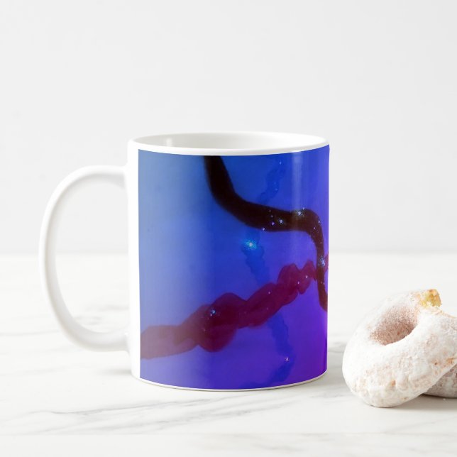 DNA der Tasse des Himmels - Kaffee und Tee (Mit Donut)