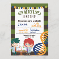 DNA Detectives Science Labrador Birthday Party