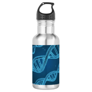 DNA Double Helix Edelstahlflasche