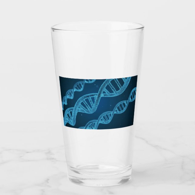 DNA Double Helix Glas (Vorderseite)