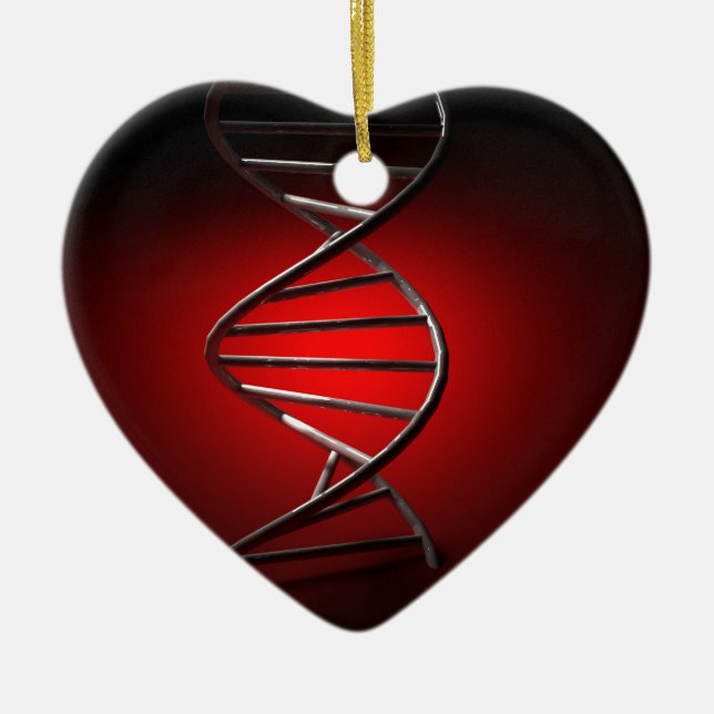 DNA Double Helix Keramikornament (Vorne)