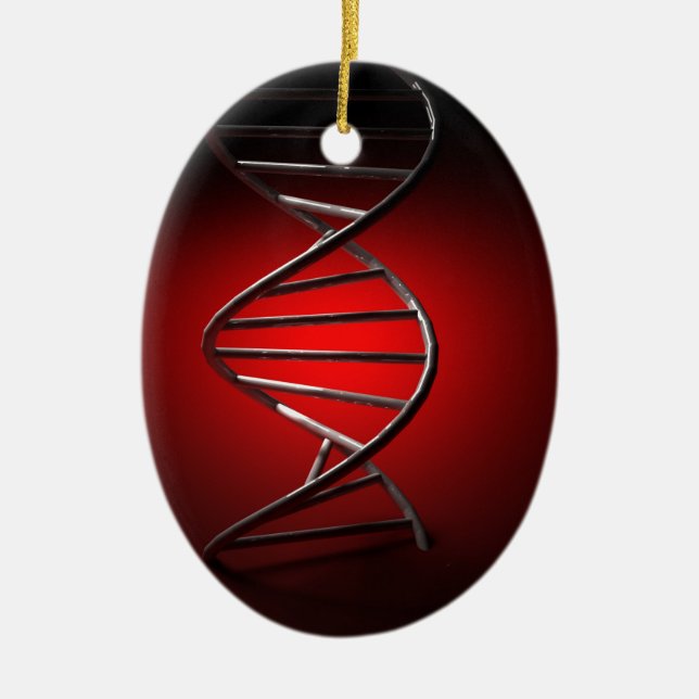 DNA Double Helix Keramikornament (Vorne)
