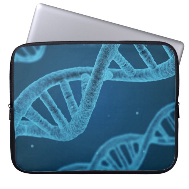 DNA Double Helix Laptopschutzhülle (Vorderseite)