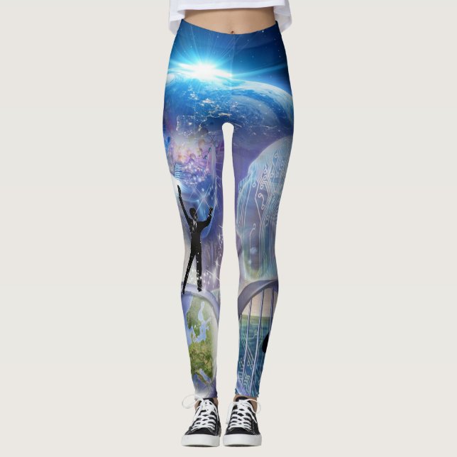 DNA-Erwachung Leggings (Vorderseite)