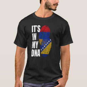 DNA-Fahne für bosnische und armenische Mischung T-Shirt