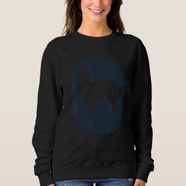Dna Fingerprint Dog Garafia Shepherd Sweatshirt (Vorderseite)