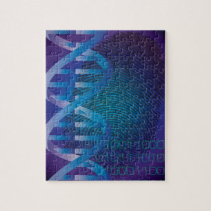 DNA Fingerprint Medizin Puzzle