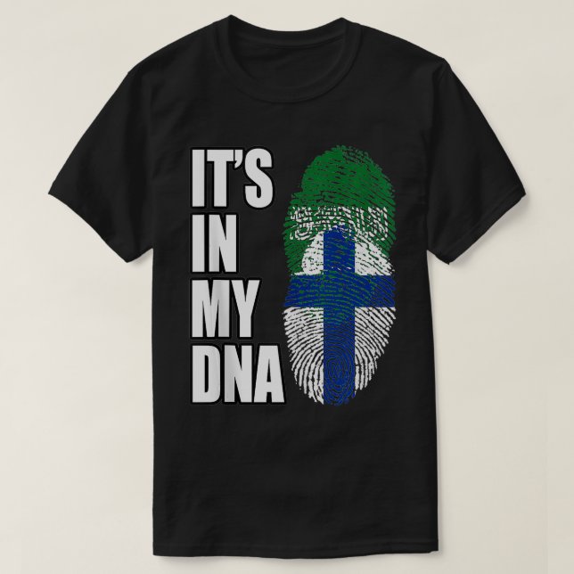 DNA-Flag für das Vintage Erbe T-Shirt (Design vorne)