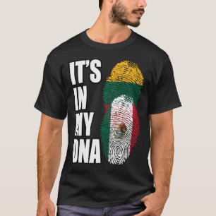 DNA-Flag für litauische und mexikanische Mischung T-Shirt