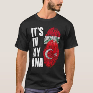 DNA-Flag für türkisches und irakisches Mix-Erbe T-Shirt