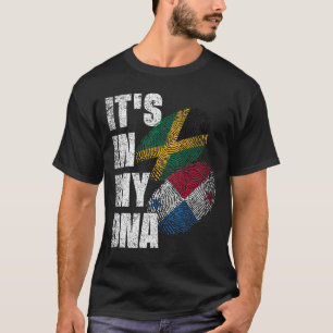 DNA-Flag Panamaisch und Jamaika T-Shirt