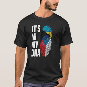 DNA-Flaggenstaat Bahamas und Tschechiens T-Shirt