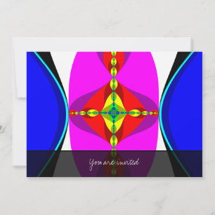 DNA - Fraktal Art Einladung