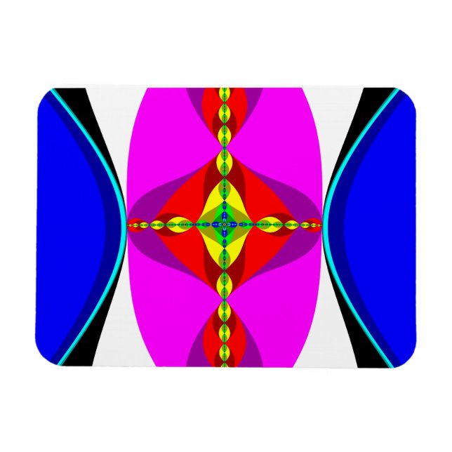 DNA - Fraktal Art Magnet (Horizontal)