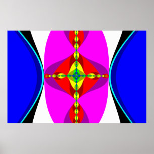 DNA - Fraktal Art Poster