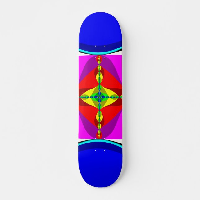 DNA - Fraktal Art Skateboard (Vorne)