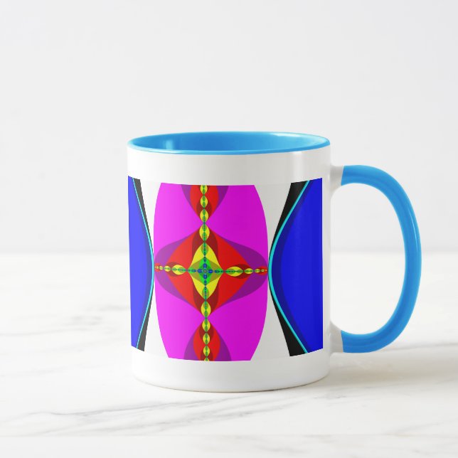 DNA - Fraktal-Kunst Tasse (Rechts)