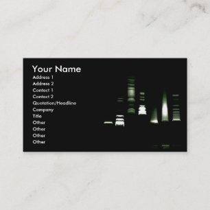 DNA Gel Electrophoresis Business Card (invertiert) Visitenkarte