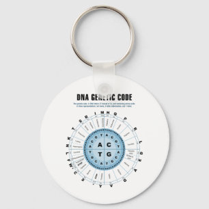 DNA Genetische Codetabelle Schlüsselanhänger