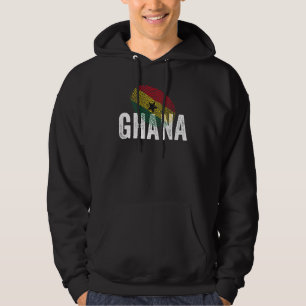 DNA Ghanaischer Afrikaner Stolz Coole Ghana-Flagge Hoodie