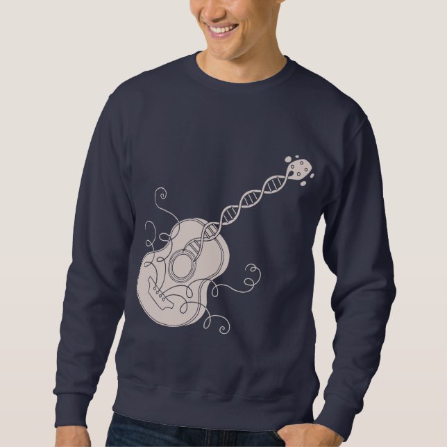 DNA Gitarre Sweatshirt (Vorderseite)