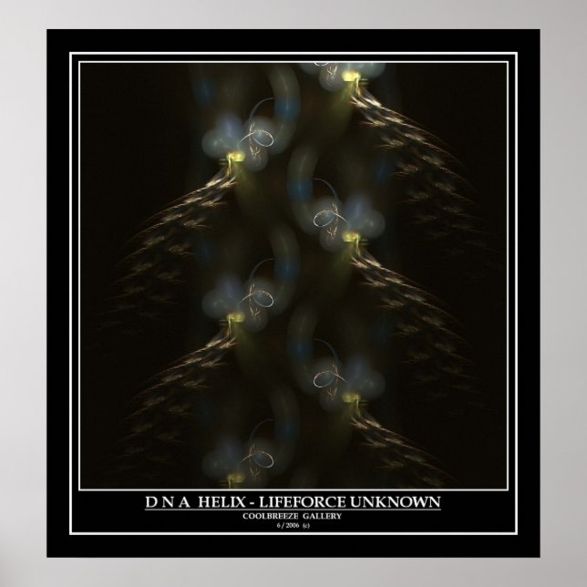 DNA HELIX - LEBENSMITTEL UNBEKANNT POSTER (Vorne)