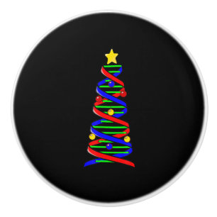 DNA Helix Weihnachtsbaum Life Science Biologie Keramikknauf