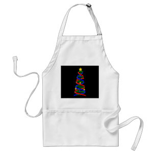 DNA Helix Weihnachtsbaum Life Science Biologie Schürze