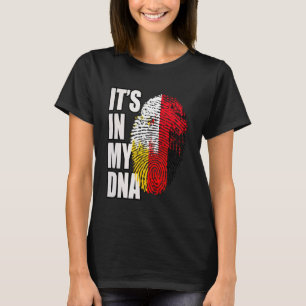 DNA-Heritage-Flag in Deutschland und Indonesien T-Shirt
