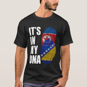 DNA-Heritage für Nordkorea und Bosnien T-Shirt