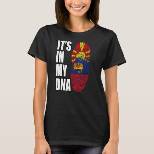 DNA-Heritage Liechtenstein und Mazedonien T-Shirt